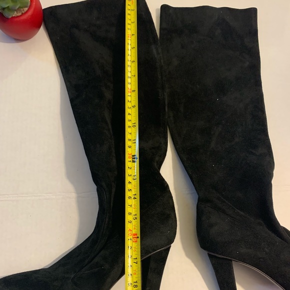 Jimmy choo heel boots women’s 36.5 shoes suede black - Picture 5 of 8